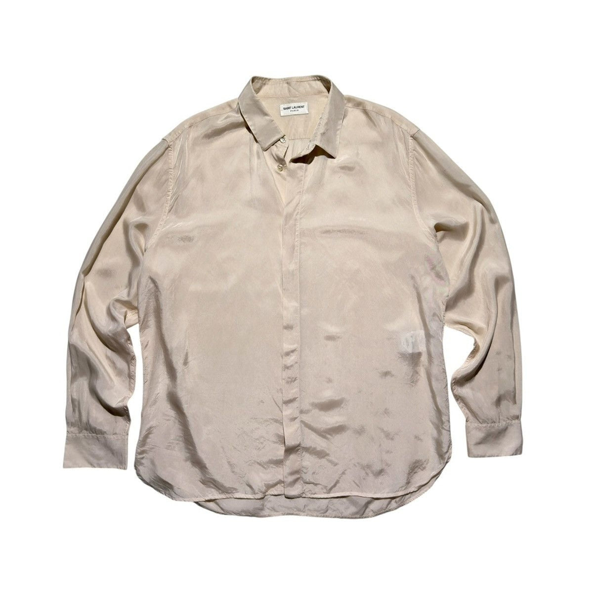 Cupro silk like button down