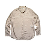 Cupro silk like button down