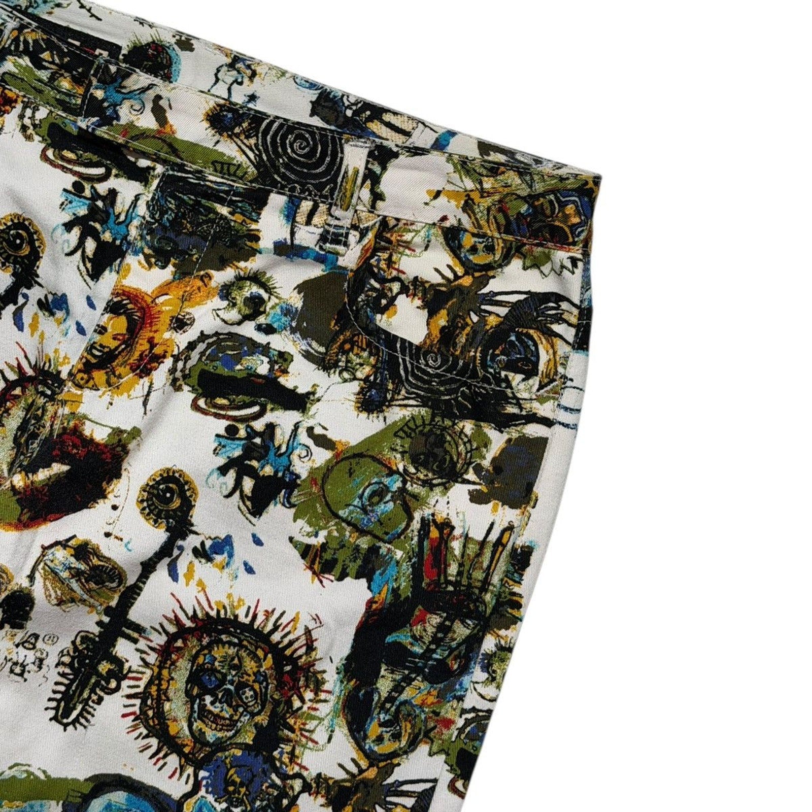 SS2000 basquiat artwork denim