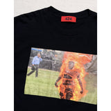 Graphic burning man tee