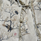 Oriental garden shaggy fur coat