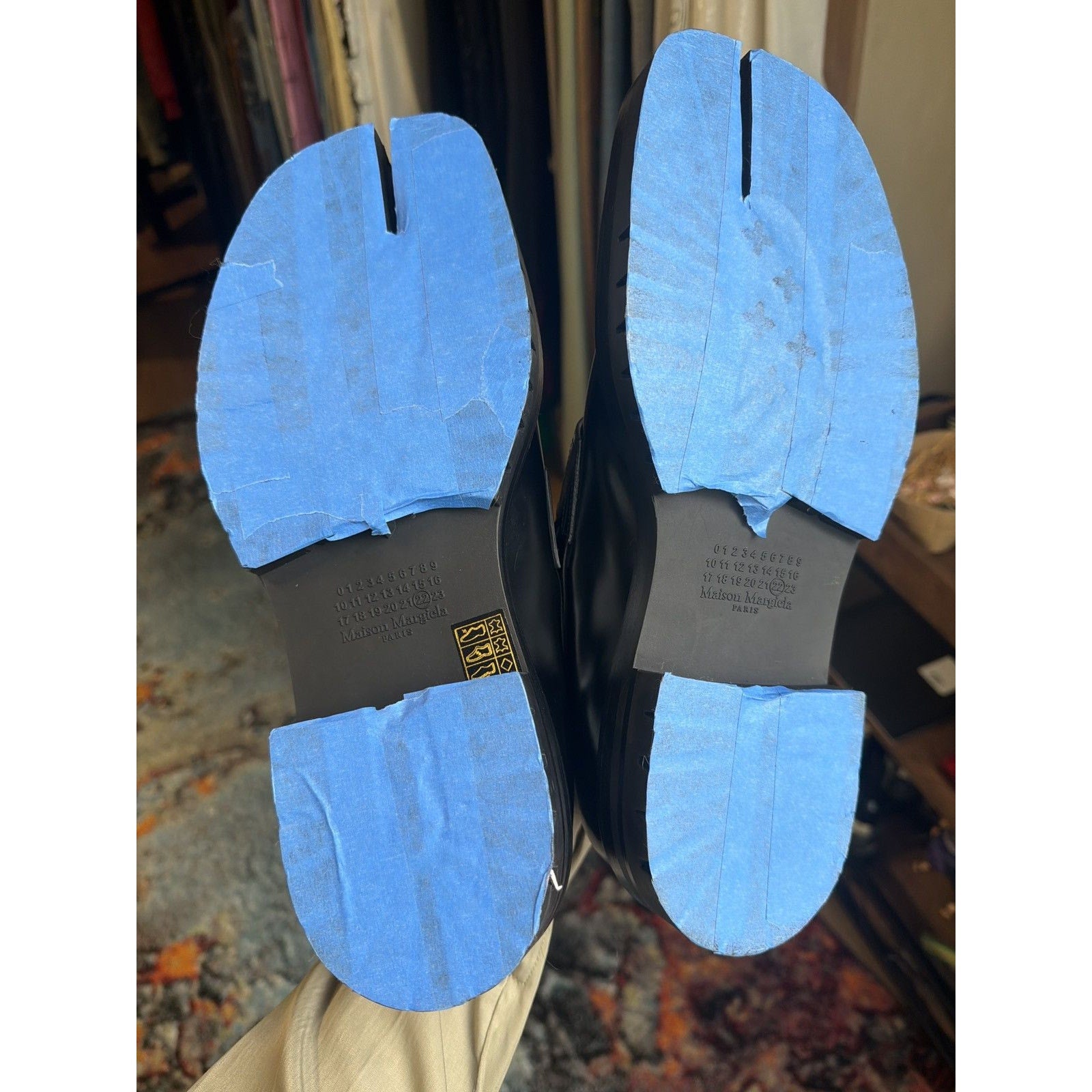 Classic tabi leather slip on loafer