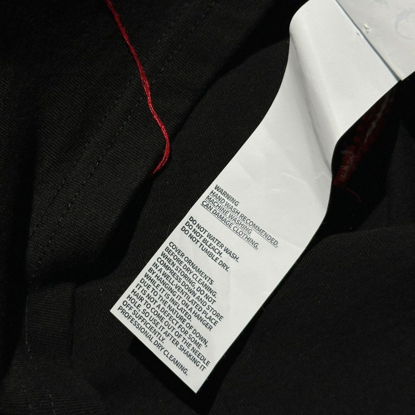Embroidered hanging thread stitching long sleeve