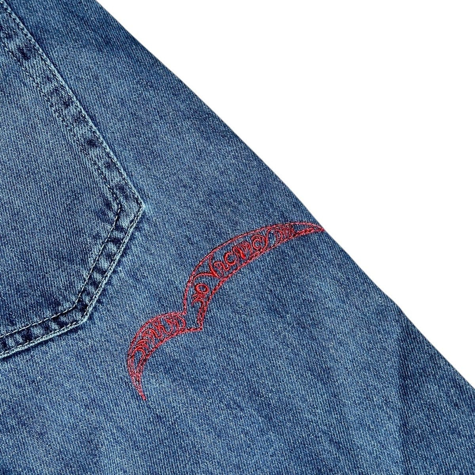 SS23 no vacancy inn patchwork denim