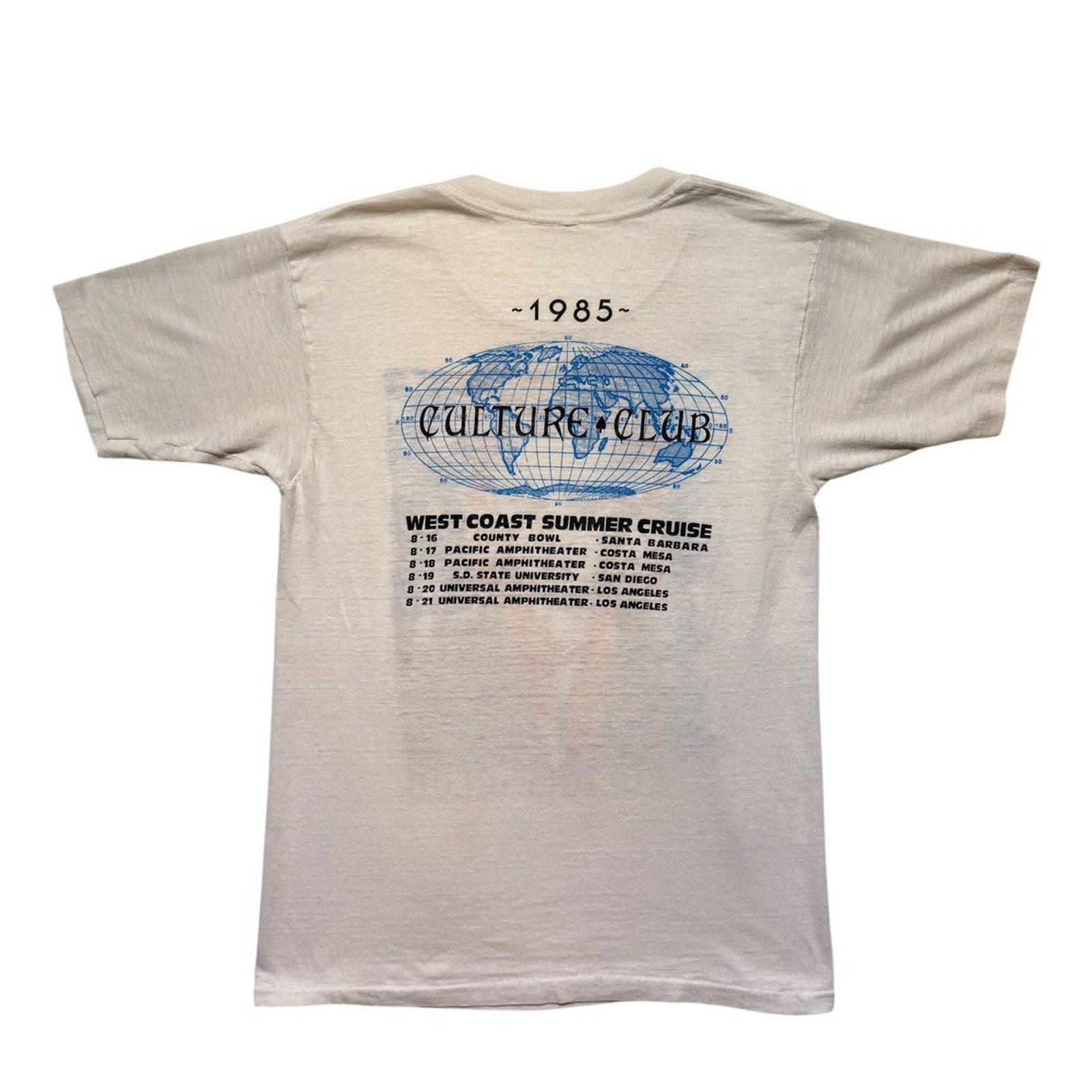 1985 Culture club West coast tour