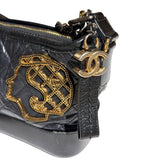 Gabrielle embellished quilted chainlink hobo