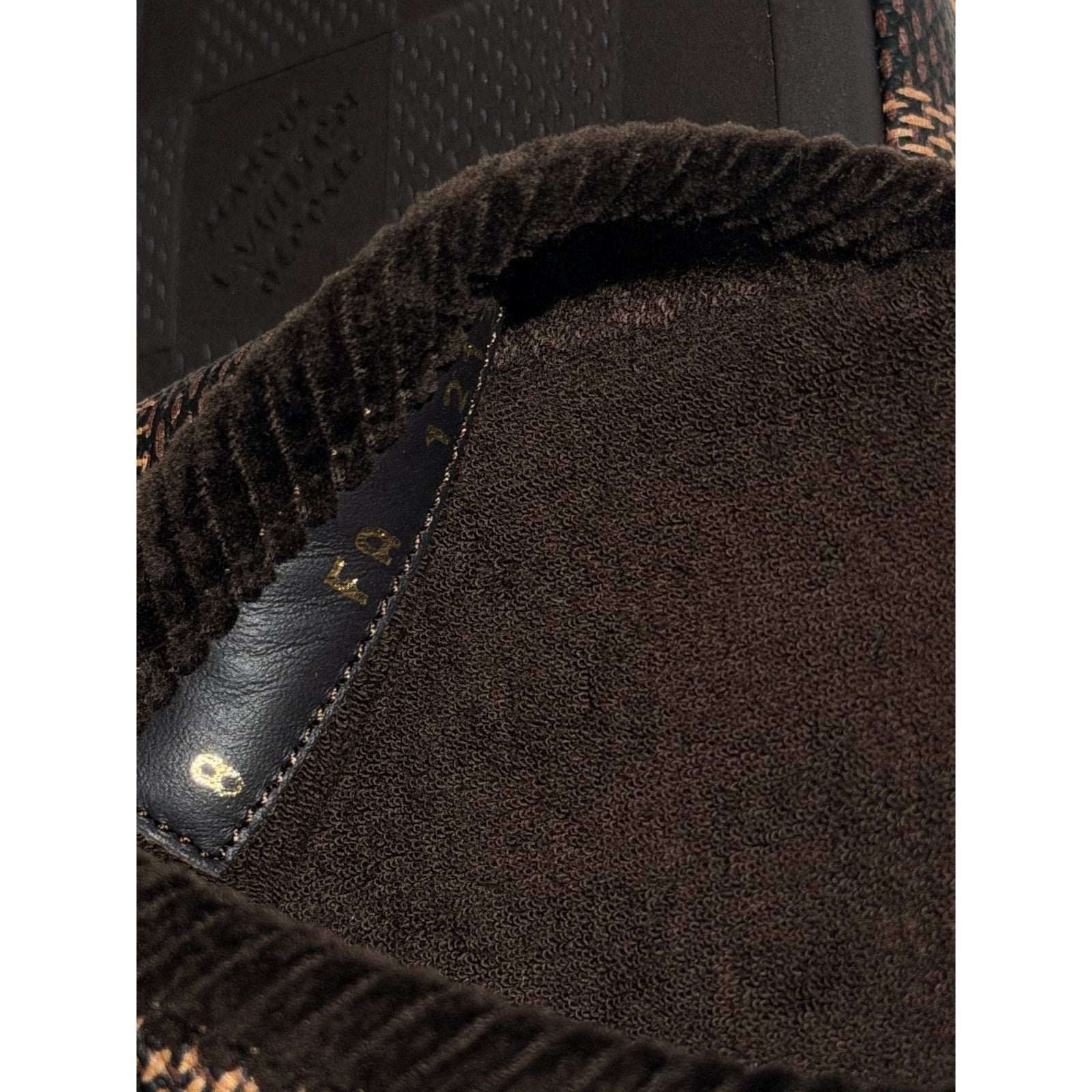 Palace monogram slipper