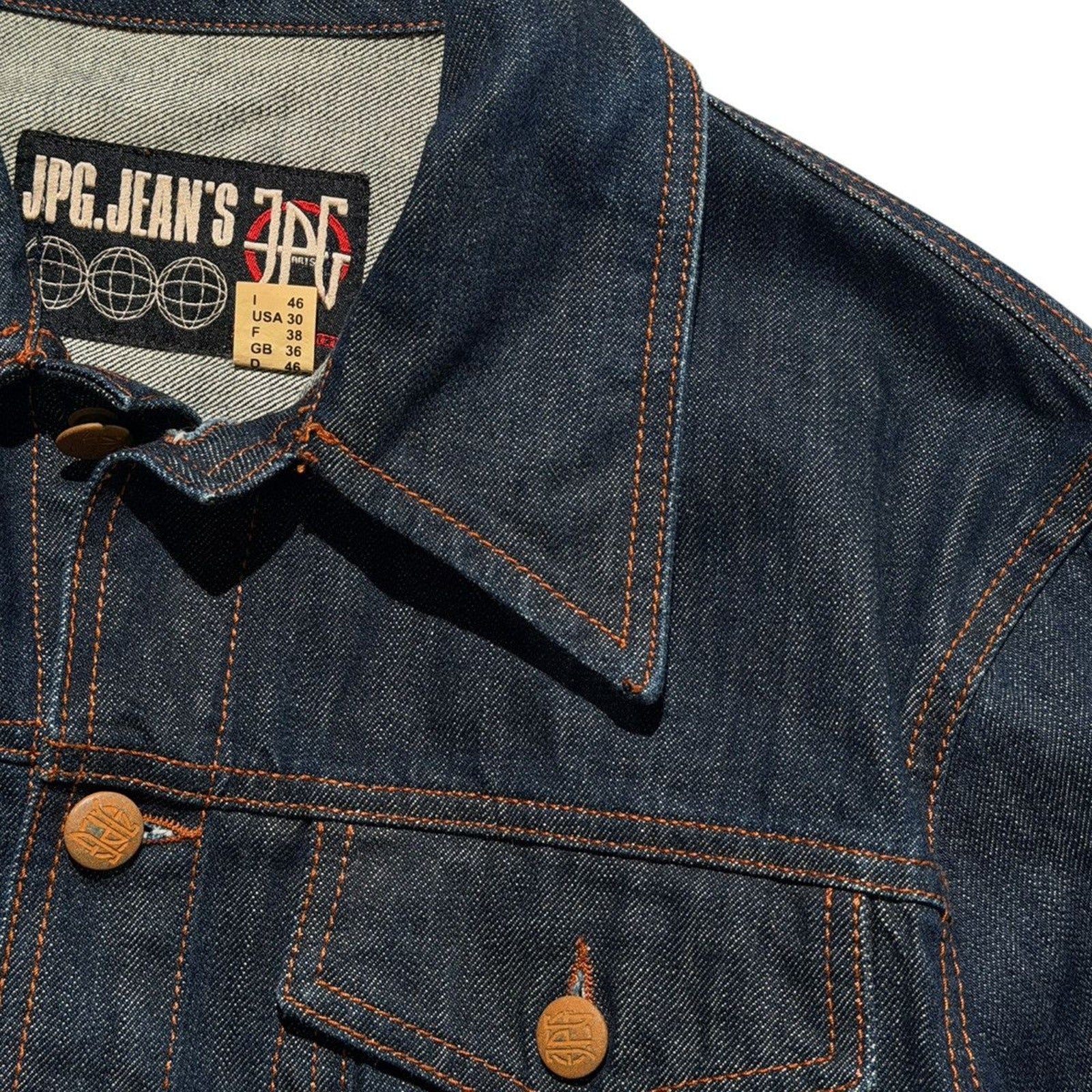 Extended sleeve denim jacket