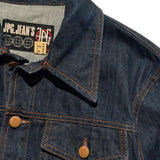 Extended sleeve denim jacket