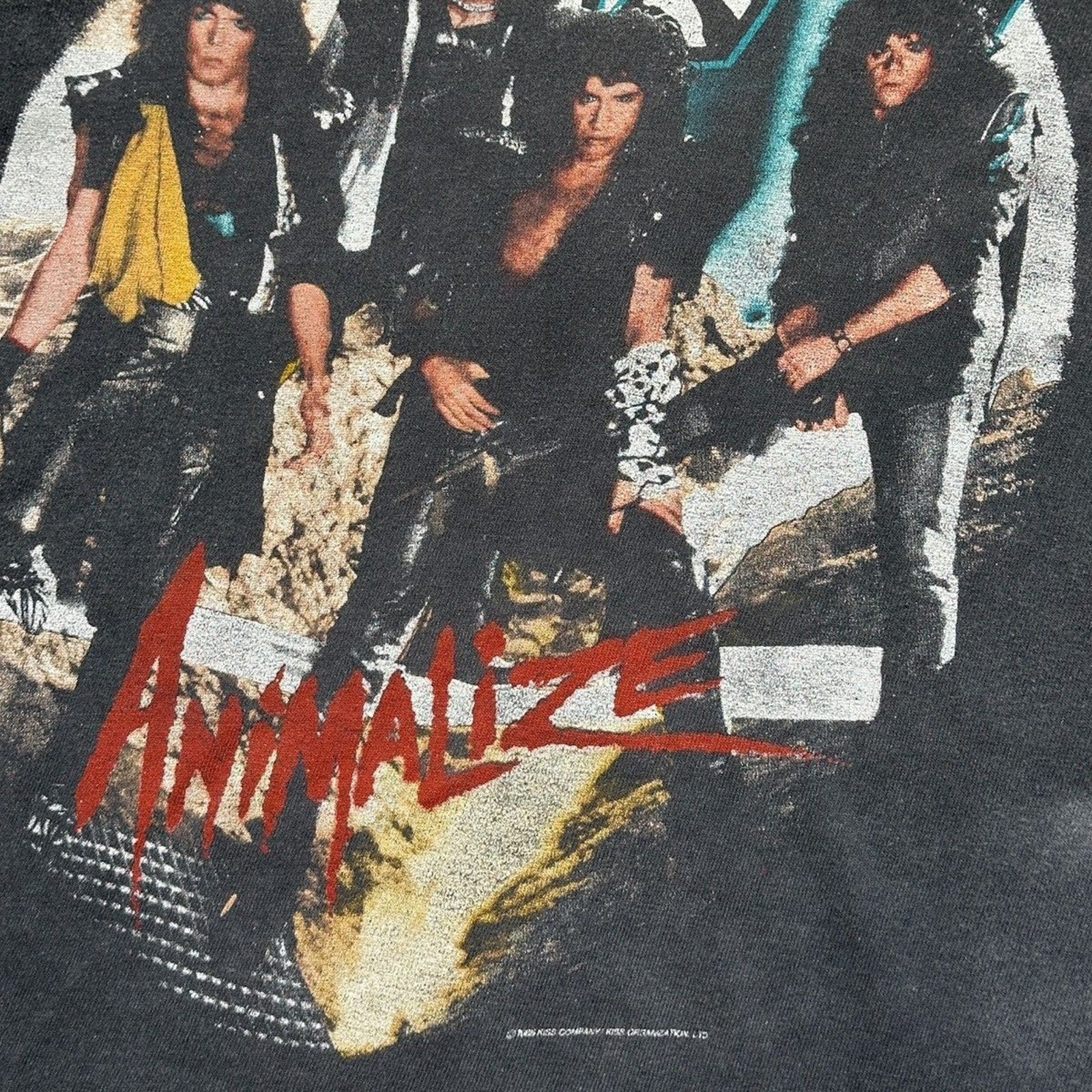 1985 Kiss Animalize vintage tee