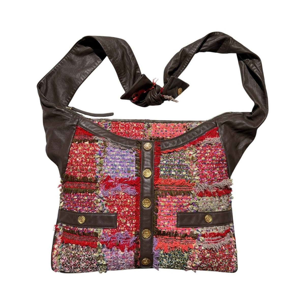 2015 tweed & lambskin girl bag
