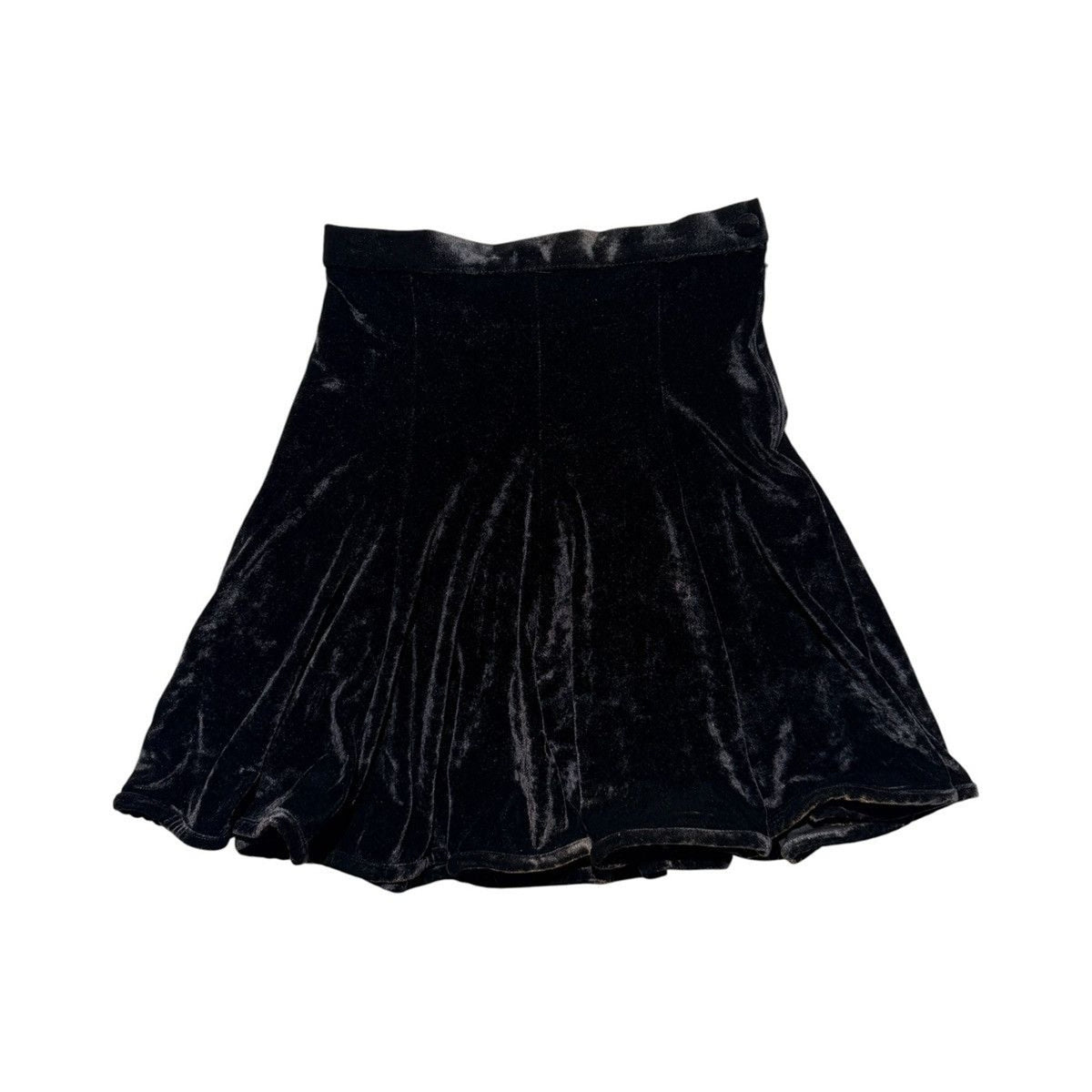 Toupy velvet miniskirt