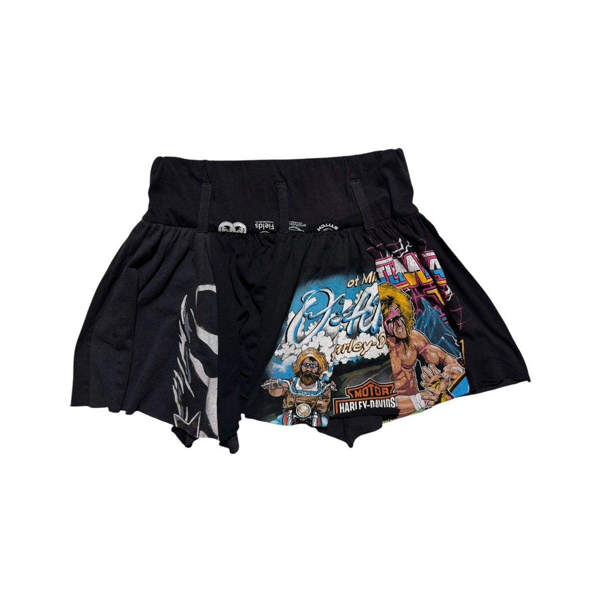 Vintage tee reworked miniskirt