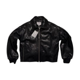 Haelo wrap leather bomber