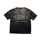 Natlover leather mesh jersey