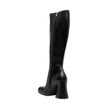 Over the knee leather boot