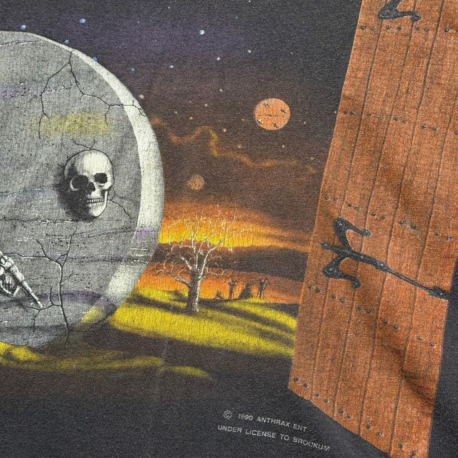 1990 anthrax “in my world” vintage tee