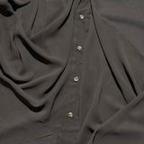 draped sheer shirt