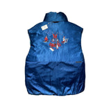 Reversible keel quilted puffer vest