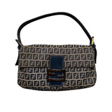 monogram baguette logo bag