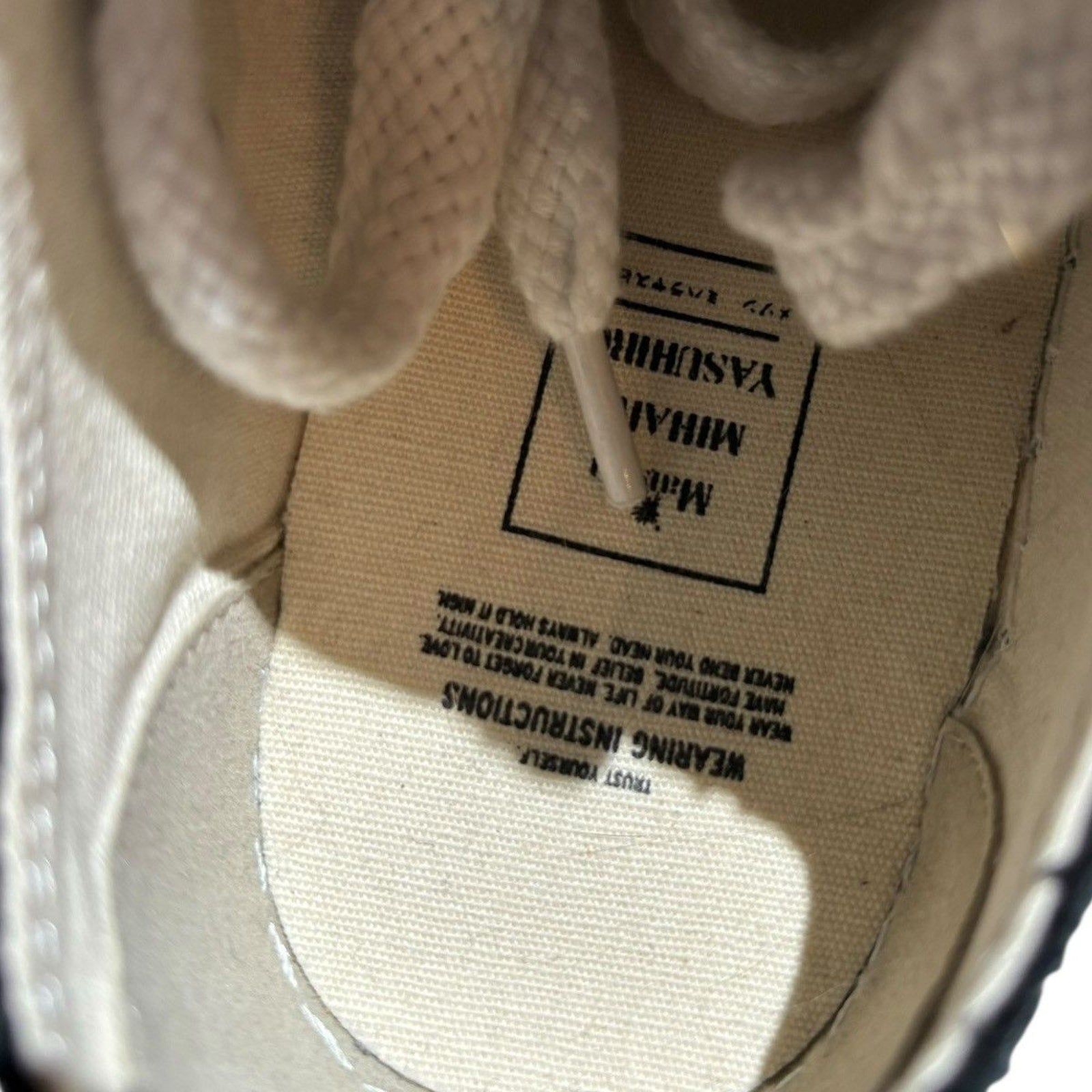 Melted sole converse sneaker