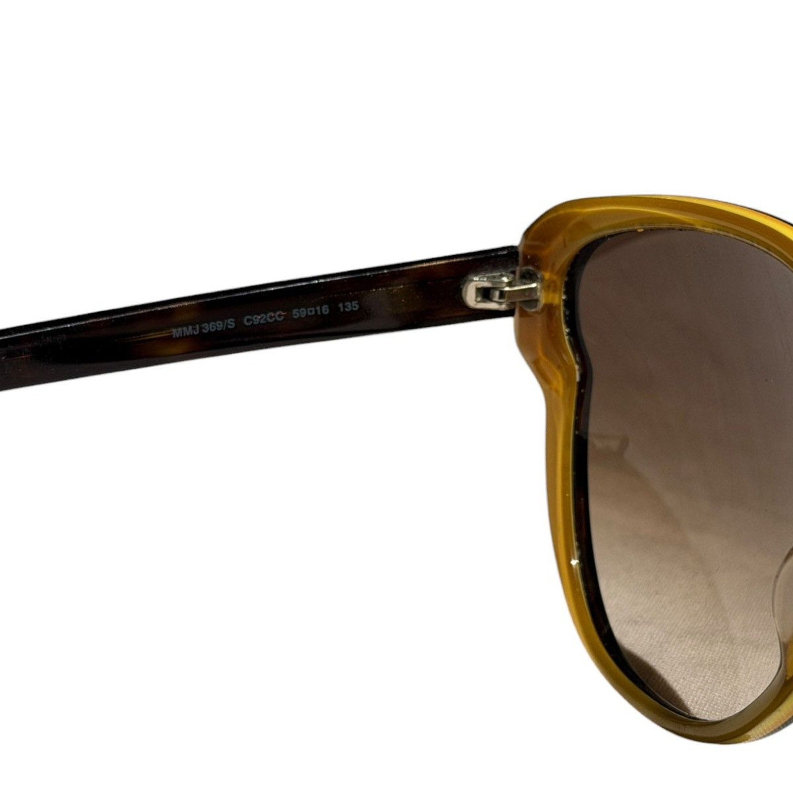 Tortoise contrast trim sunglasses