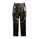 Glossy coated trouser