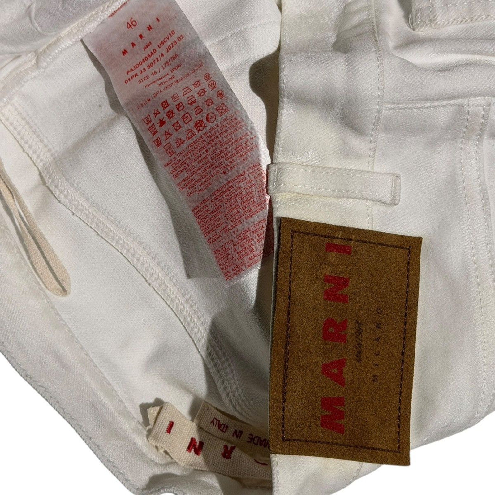 SS23 Flocked baggy denim