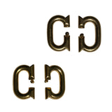 Gold tone Big G earrings