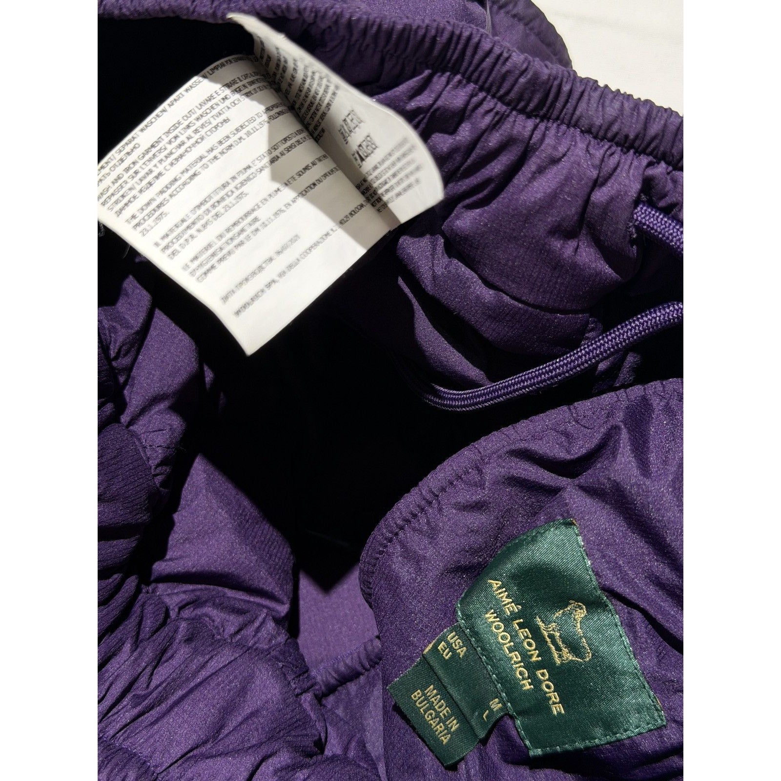 Woolrich collab puffer pant