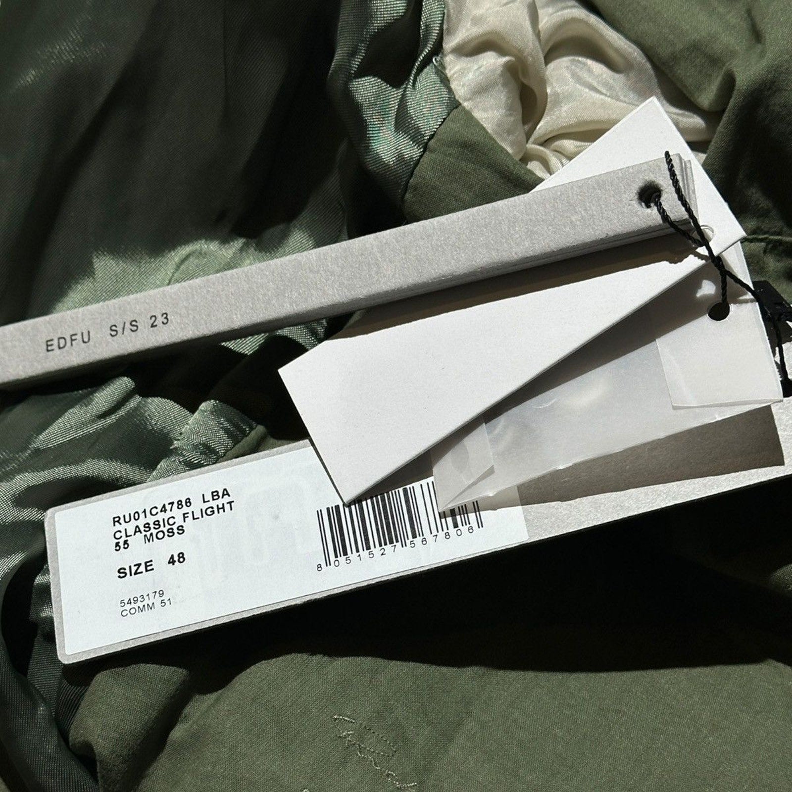 SS23 Edfu Leather Classic flight bomber