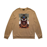 Tribal warrior African snake crewneck
