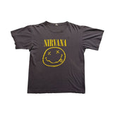 Nirvana 1992 smiley tee