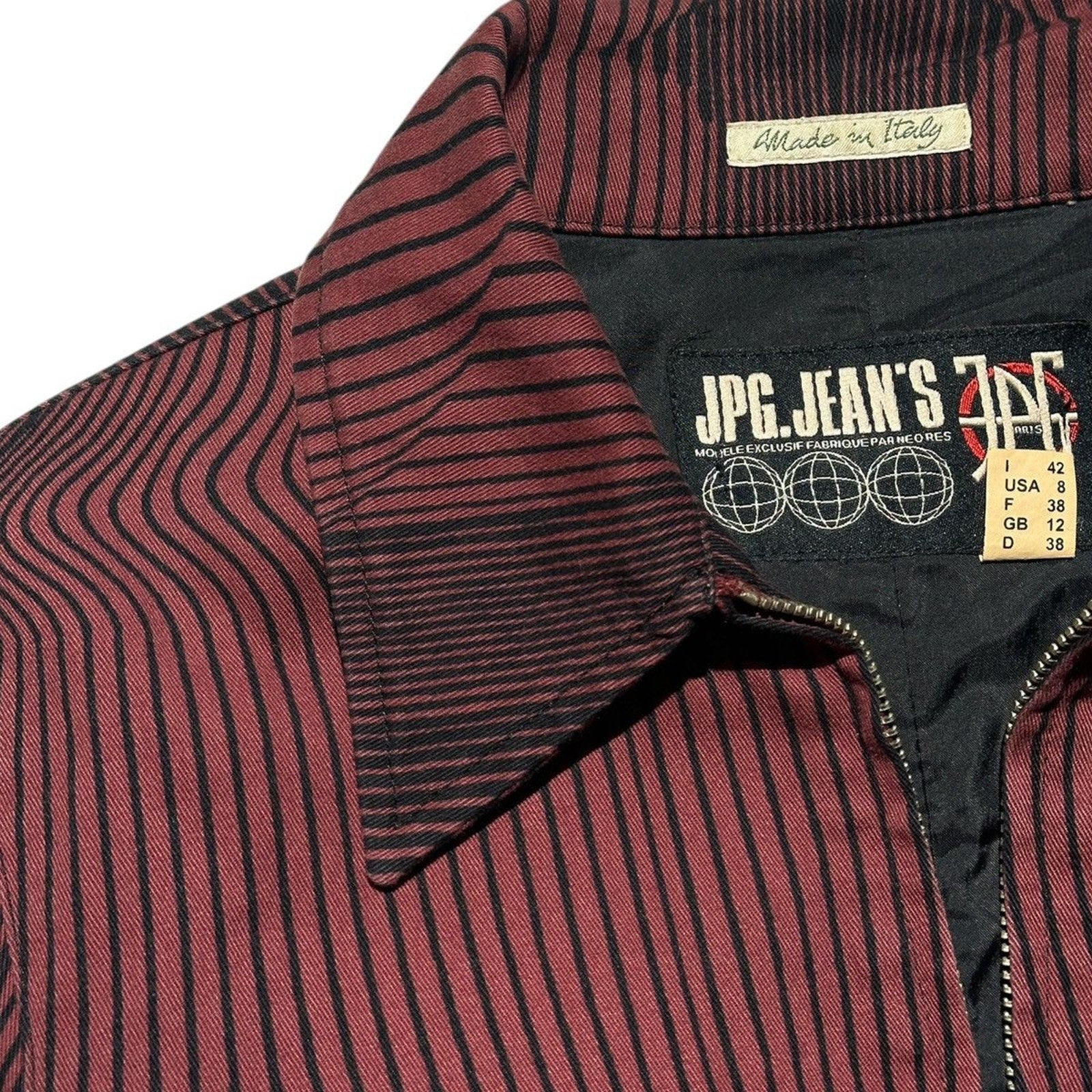 Cyberbaba illusion lines jacket