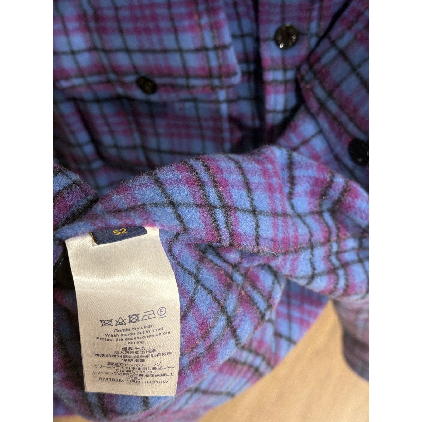 Virgil era Plaid trucker flannel