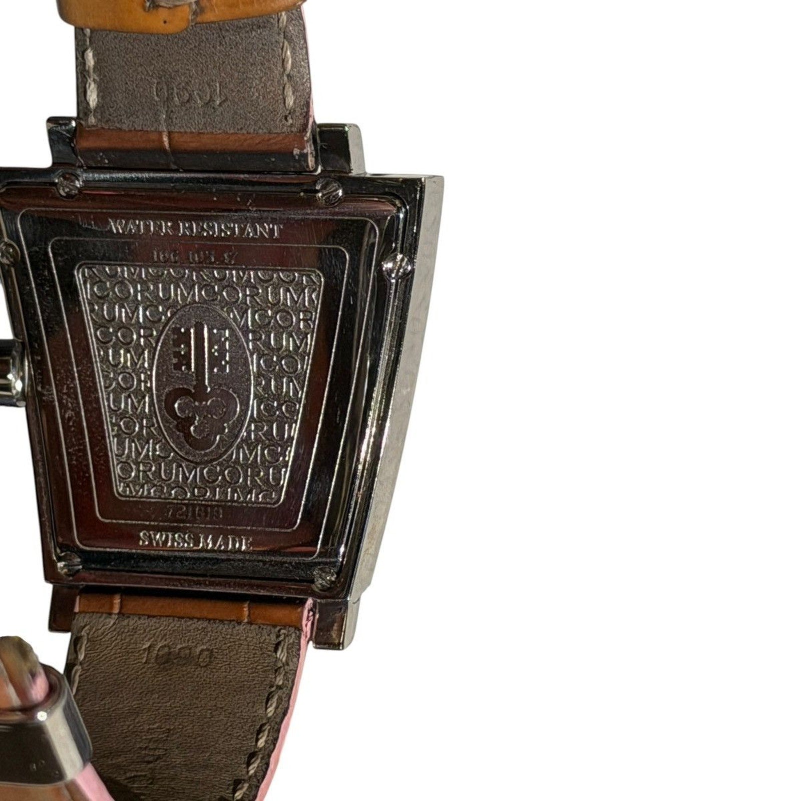 Trapeze mother of pearl diamond watch
