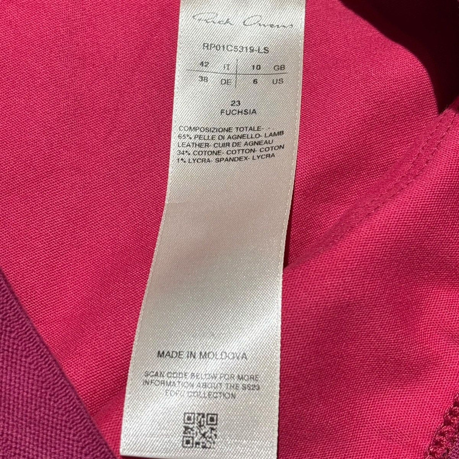 SS23 Edfu leather stretch legging