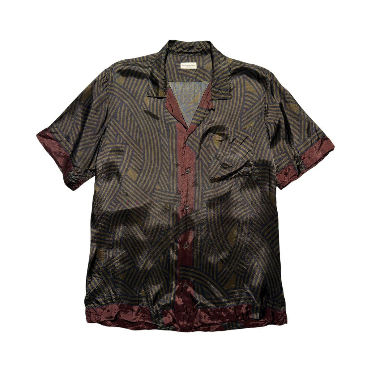 Geometric Silky shirt