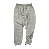 FW19 Babel silk/cotton zippered pants