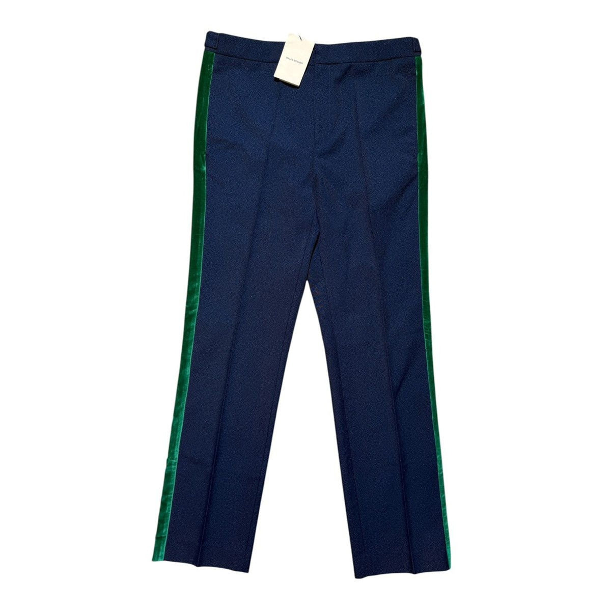 Satin stripe military drill trouser