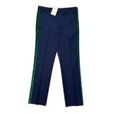 Satin stripe military drill trouser