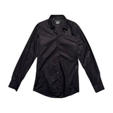 Gold label essential black button down