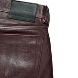 Genuine Cow Leather marbled pant