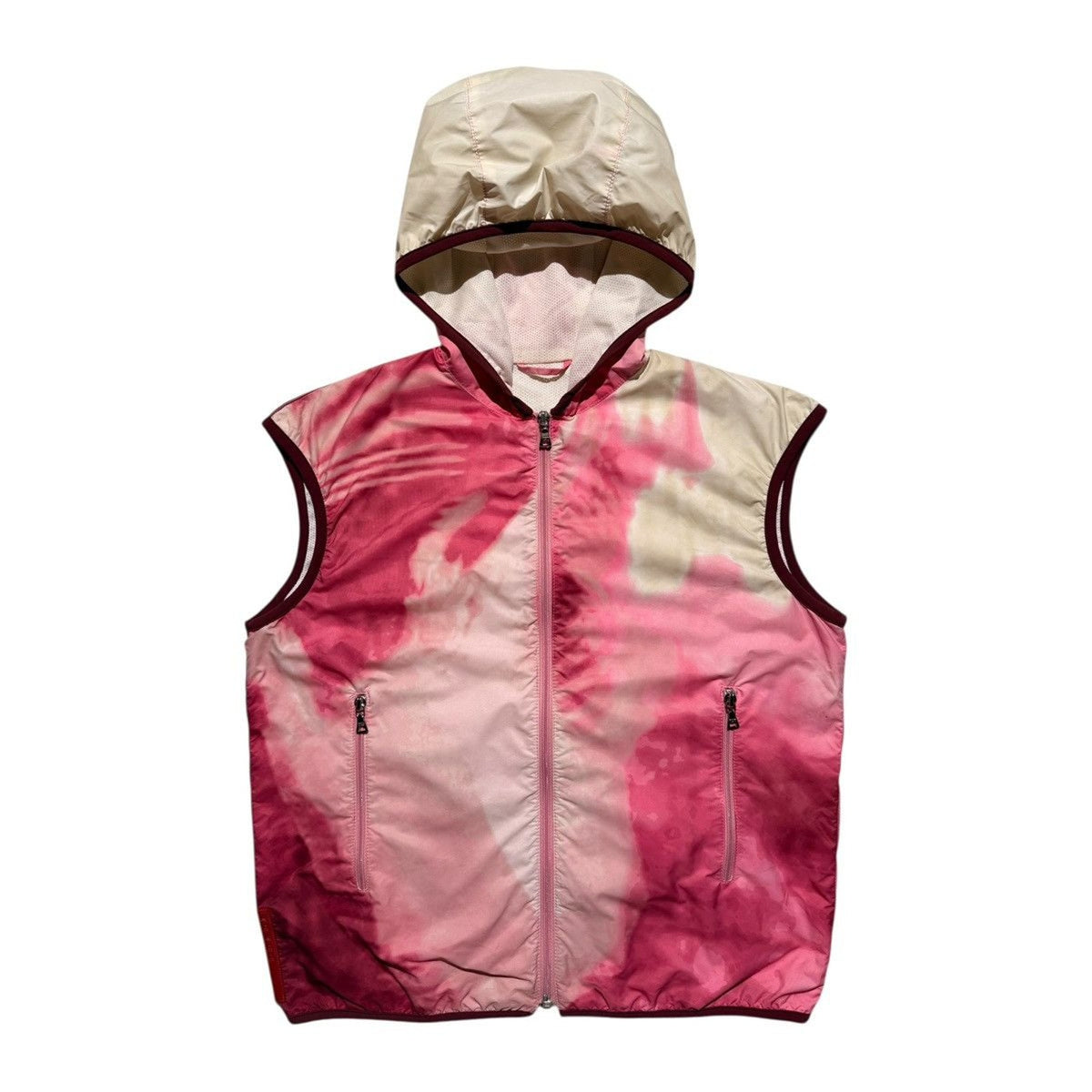 SS2000 cloud tie dye nylon vest