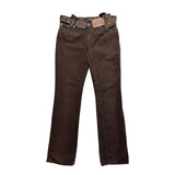 Archive leather tags jeans