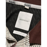 Ribbed striped polo