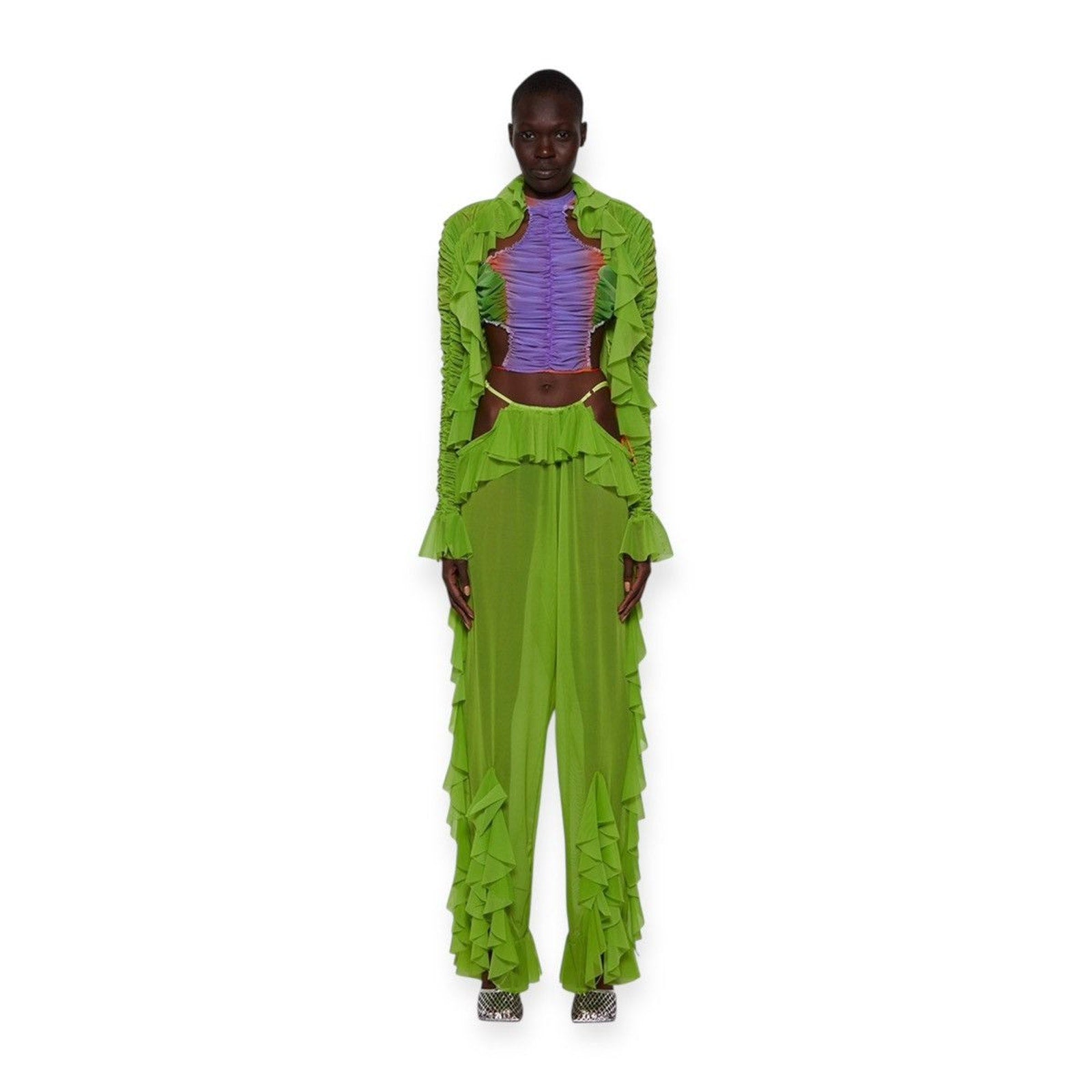 Mermaid ruffled pant