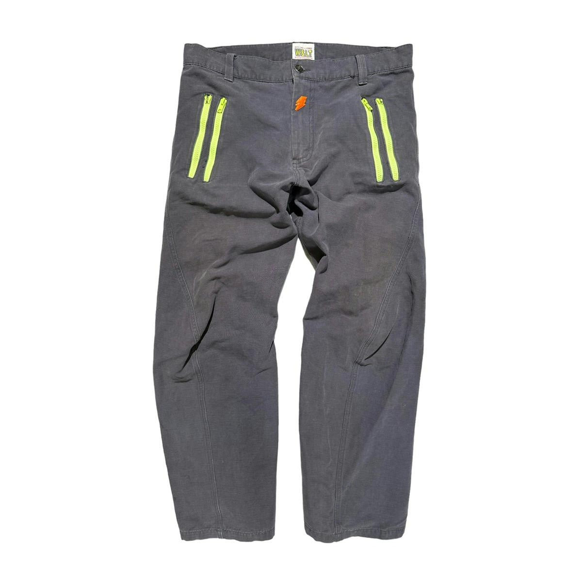 Neon Zippered Bolt Cargo Pant