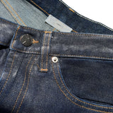 Waxed coated baggy pant