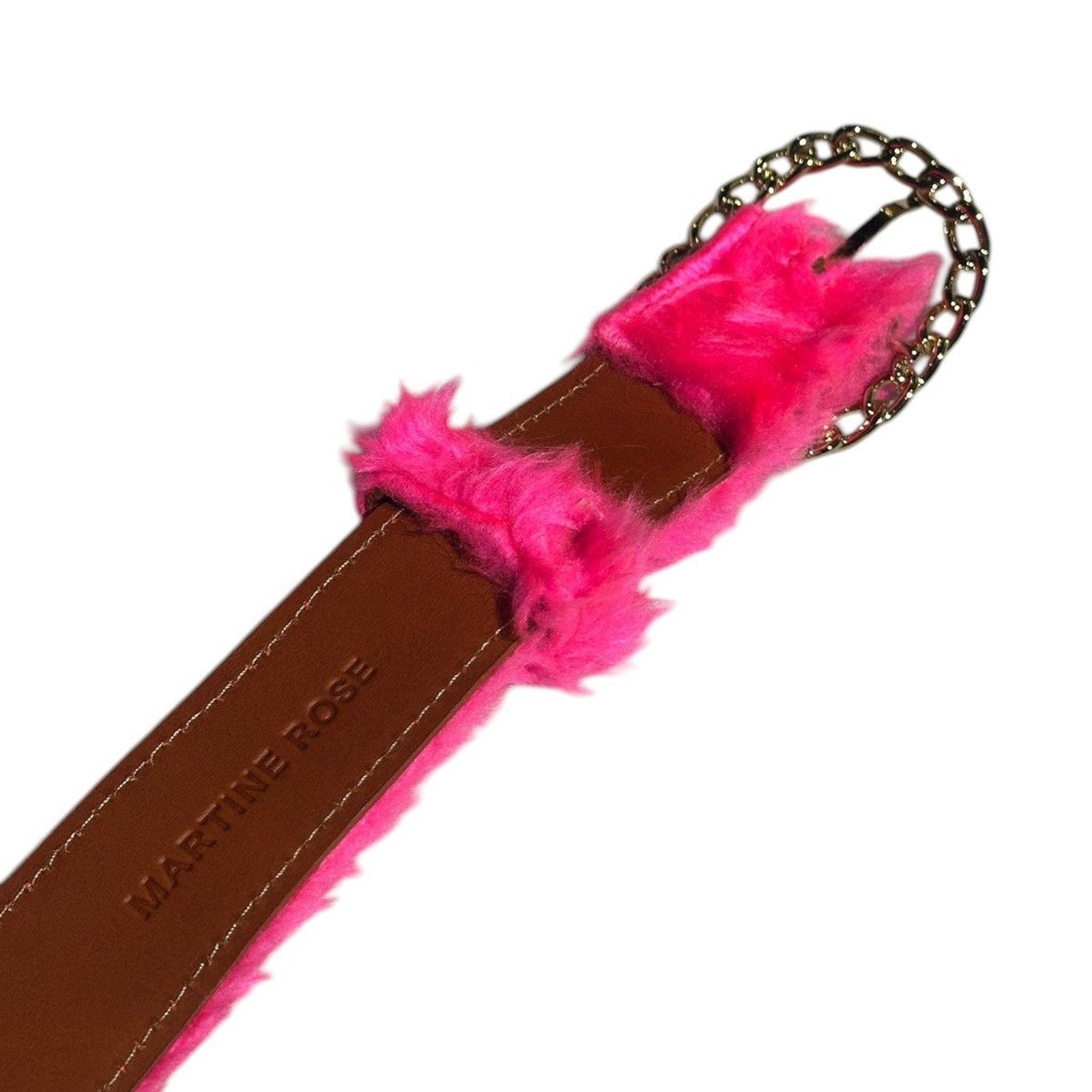 Furry Chain link buckle belt